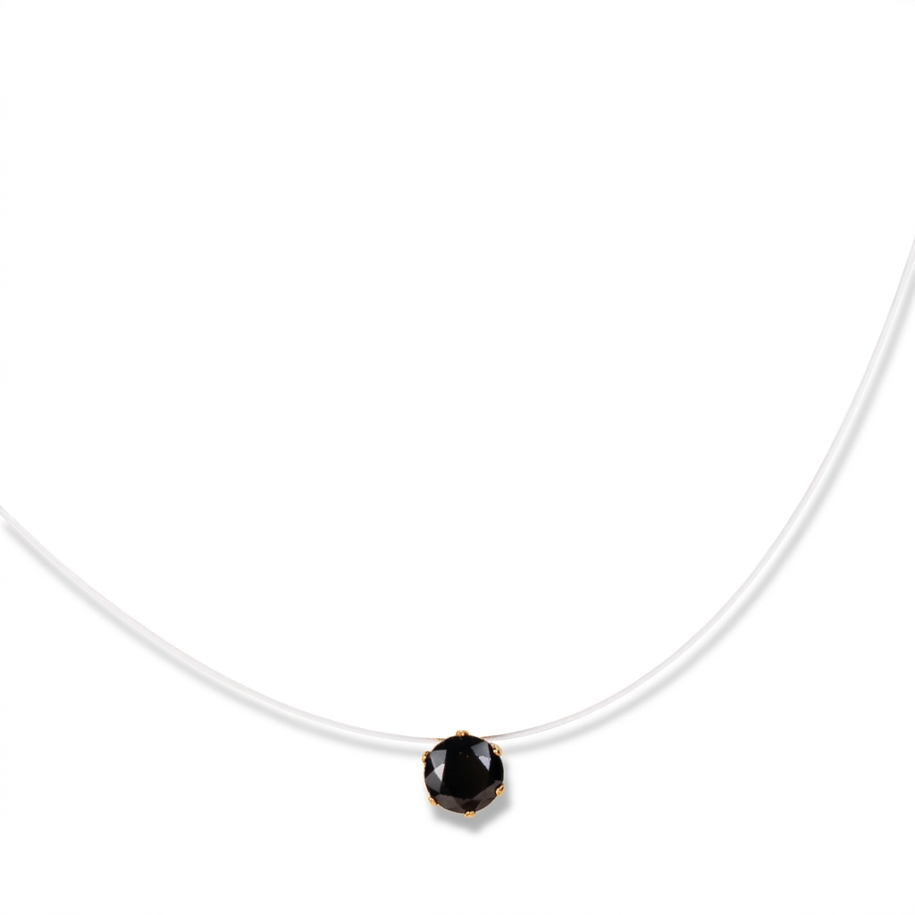 COLLANA GIROCOLLO CON PUNTO LUCE
