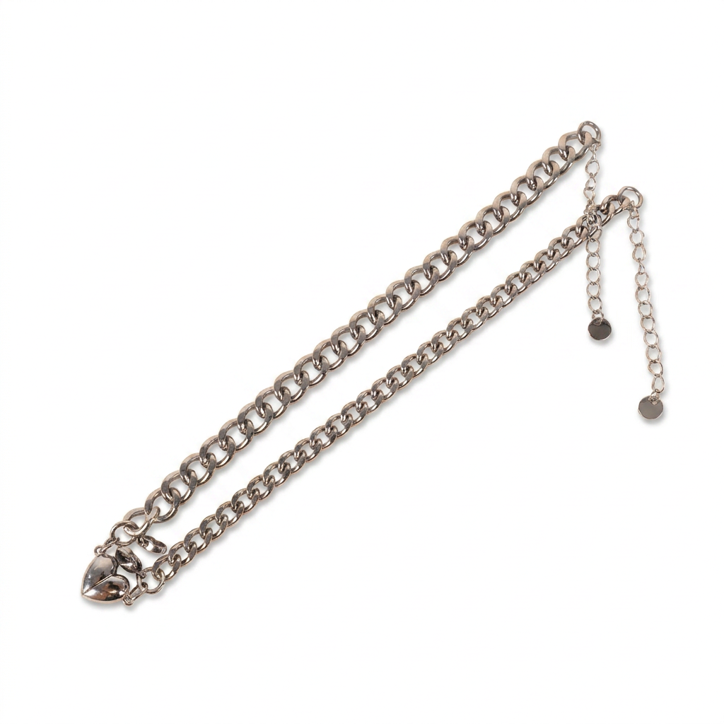 BRACCIALE A COPPIA CON CUORE SPEZZATO A CALAMITA