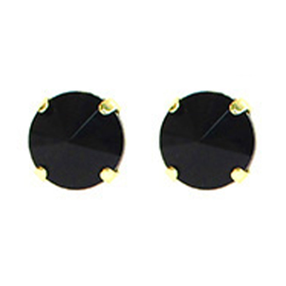 STUD EARRINGS WITH STONE OF VARIOUS SHAPES