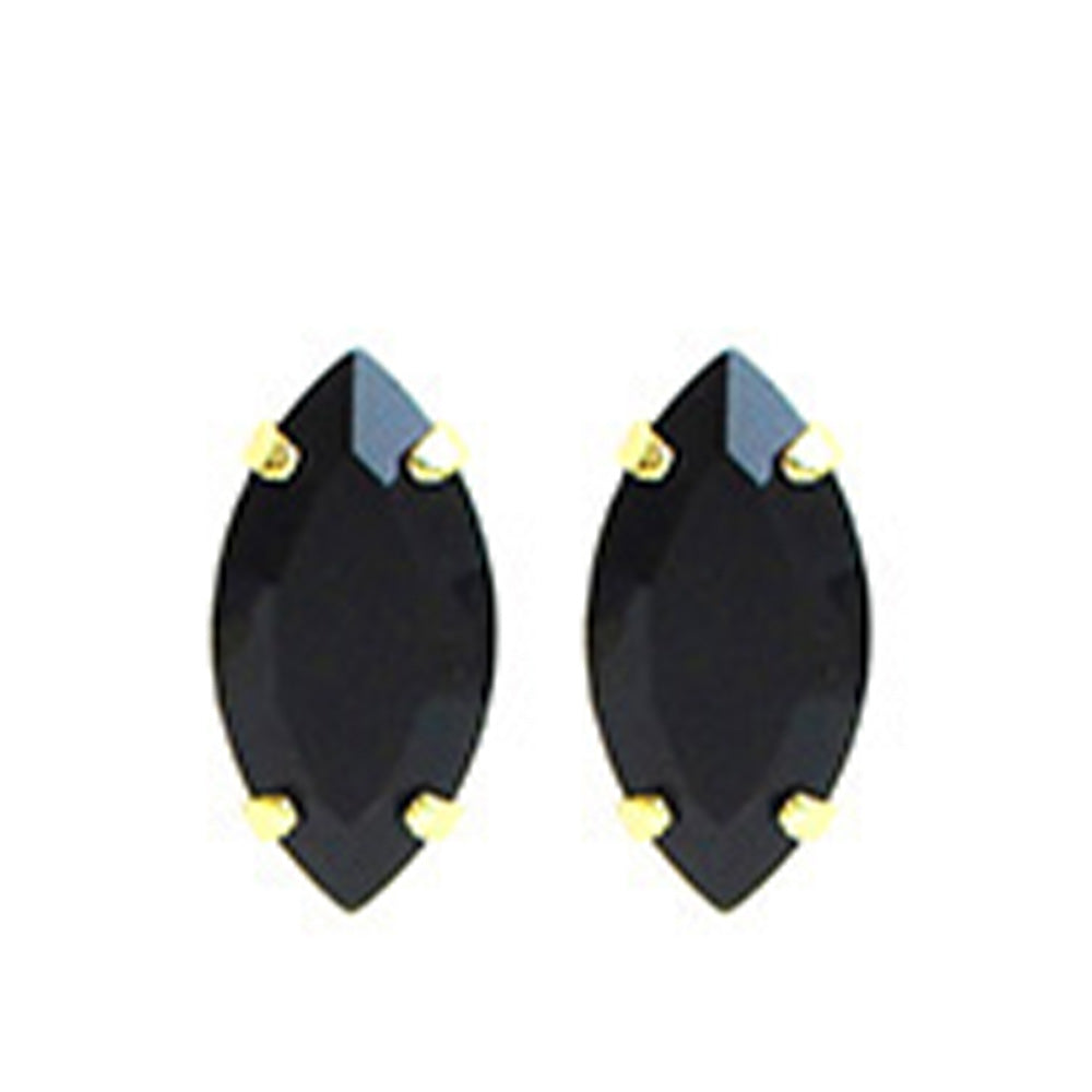 STUD EARRINGS WITH STONE OF VARIOUS SHAPES
