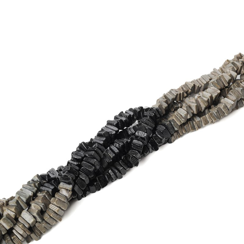 MULTI-STRAND CHOKER NECKLACE WITH FACETED STONES