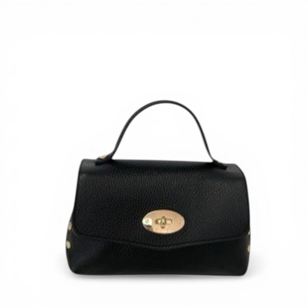 BORSA A MANO A POSTINA PICCOLA CON BORCHIE AI LATI