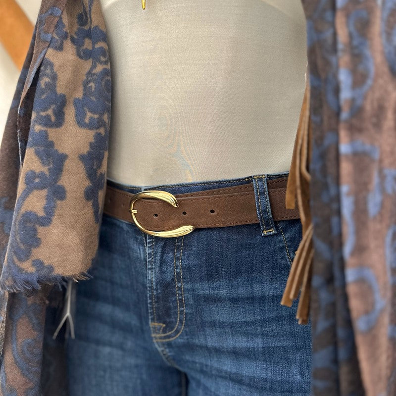 CINTURA CON FIBBIA A C