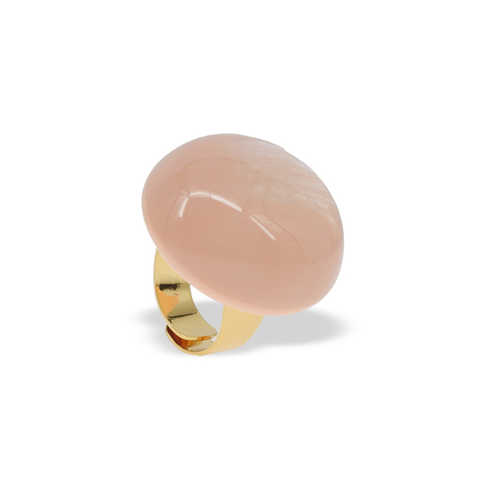 ANELLO CON SEMI SFERA PERLATA