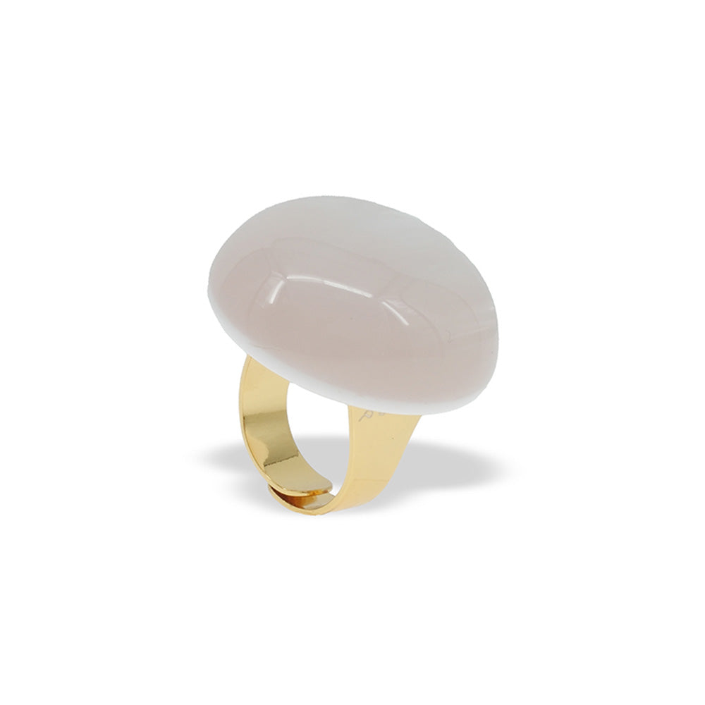 ANELLO CON SEMI SFERA PERLATA