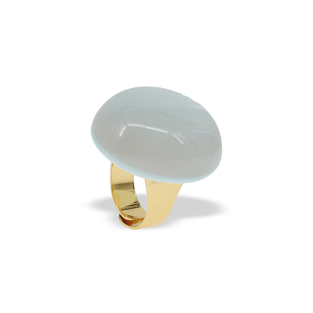 ANELLO CON SEMI SFERA PERLATA