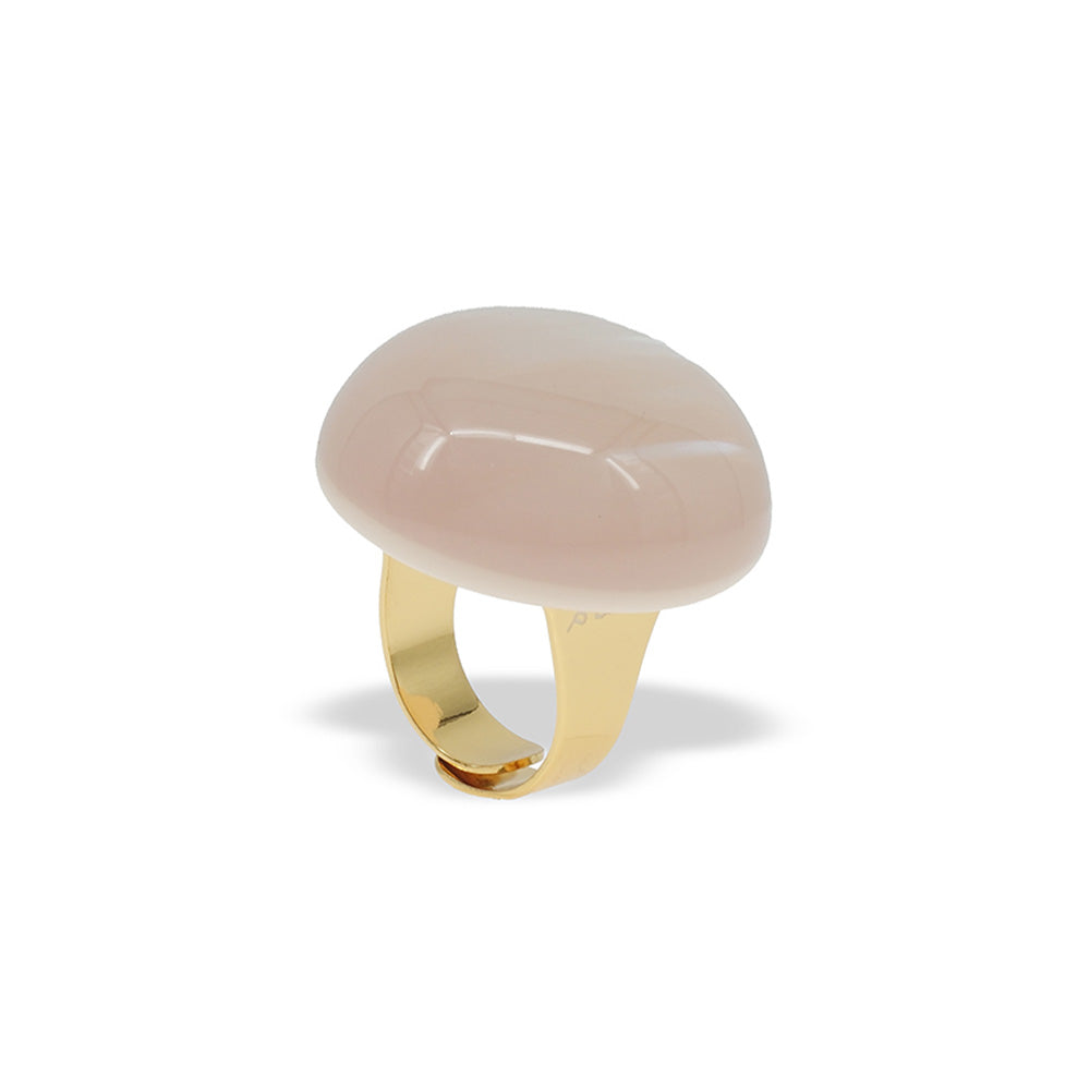 ANELLO CON SEMI SFERA PERLATA
