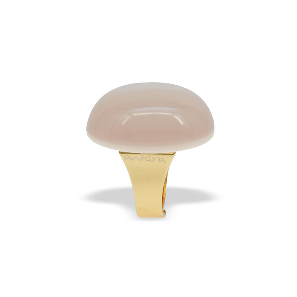 ANELLO CON SEMI SFERA PERLATA