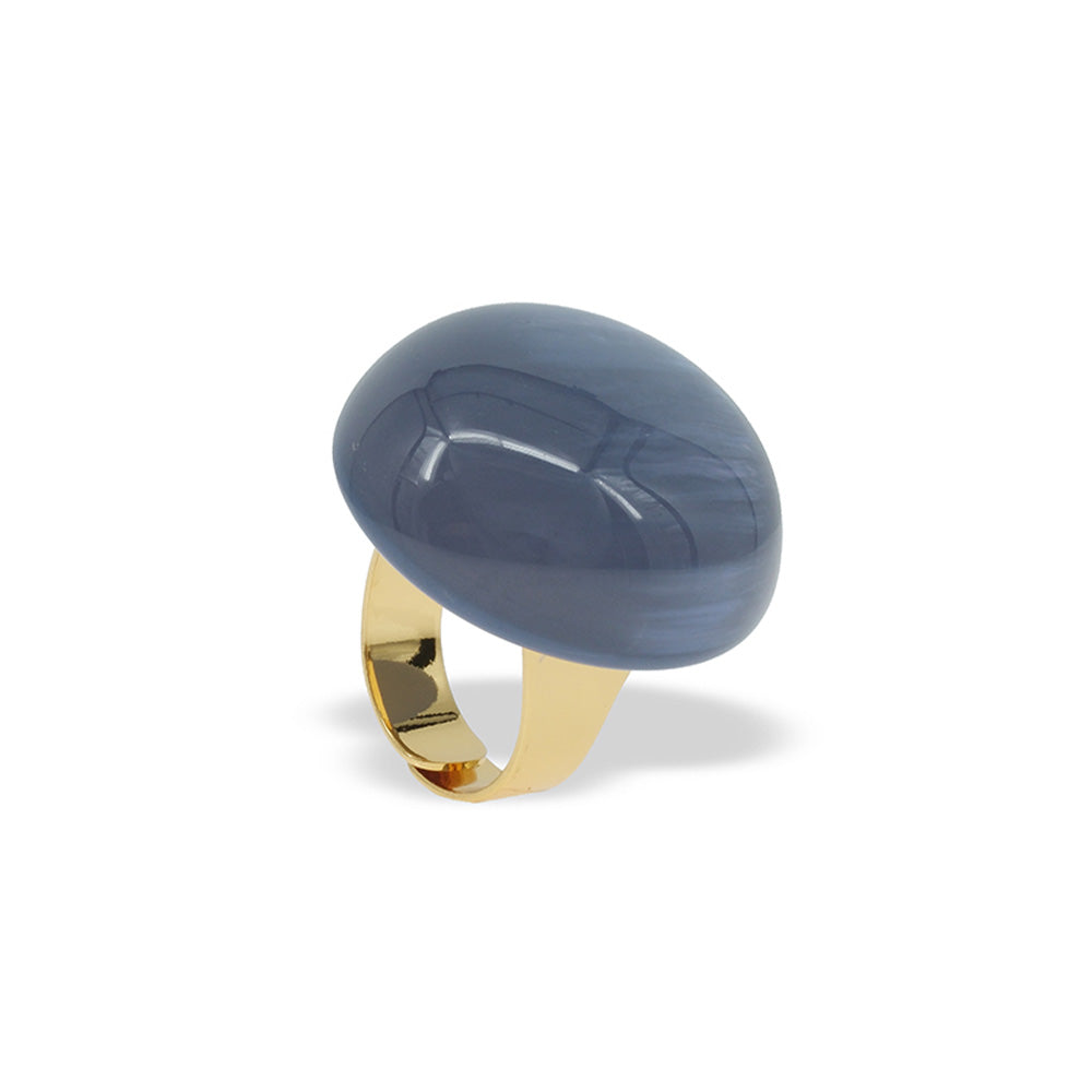 ANELLO CON SEMI SFERA PERLATA