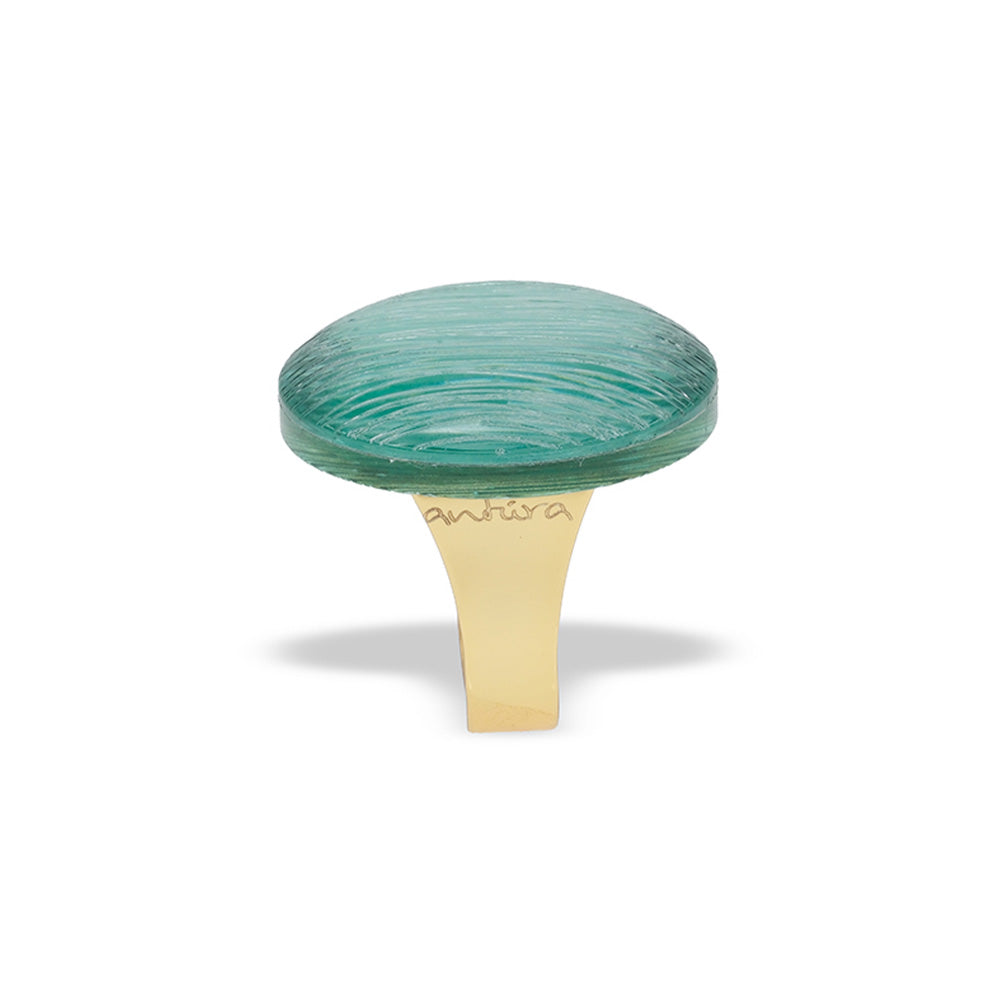 ANELLO CON SEMI SFERA PERLATA