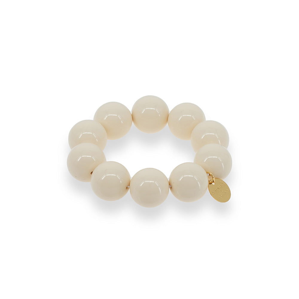 BRACCIALE ELASTICO CON SFERE COLORATE