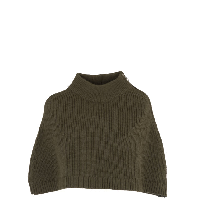 CAPPA SCALDA SPALLE CON ZIP LATERALE