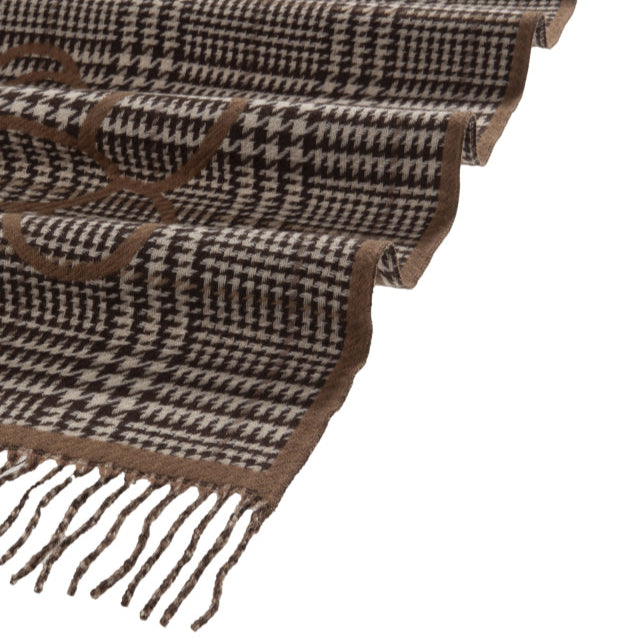 SCIARPA PIED DE POULE CON CANE