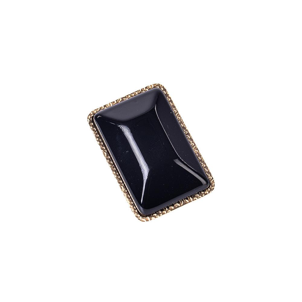 RECTANGULAR RING WITH STONE