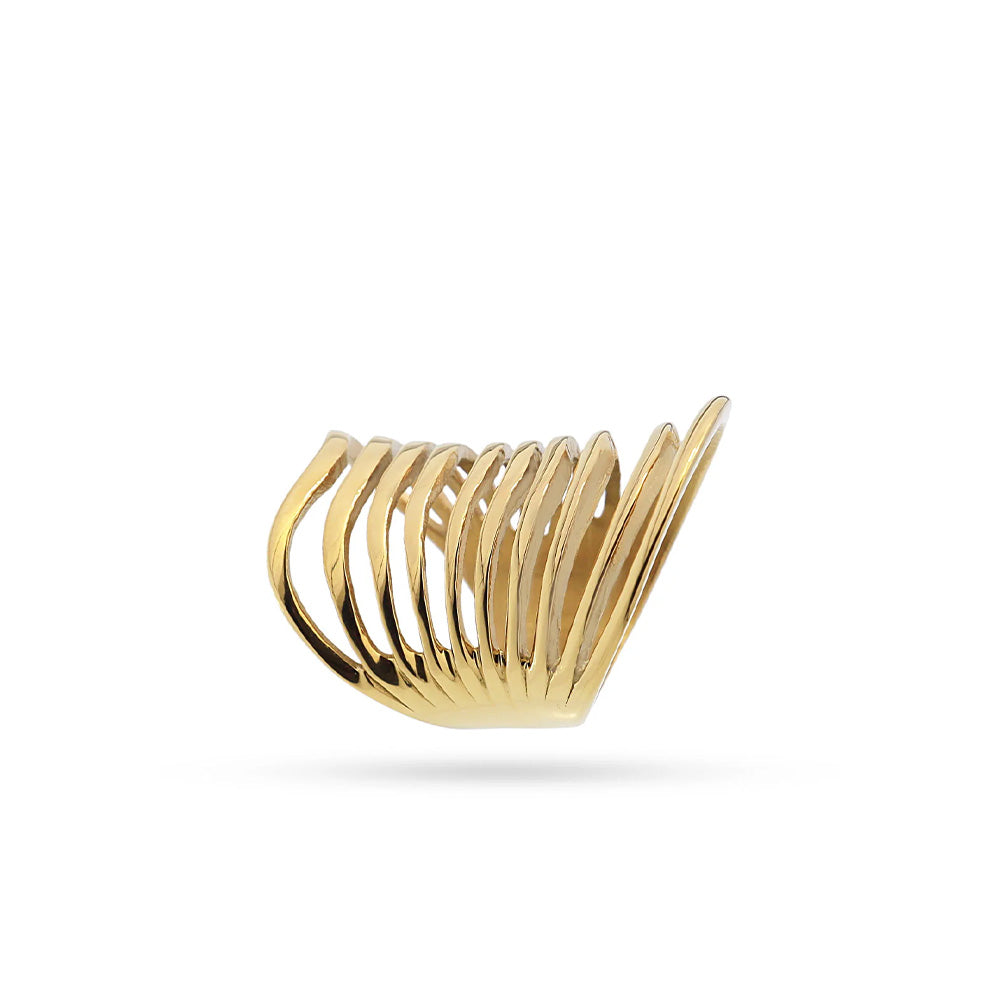 ANELLO A FASCIA CON LINEE CURVE