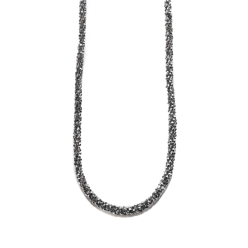 COLLANA LUNGA CRISTALLI SFACCETTATI