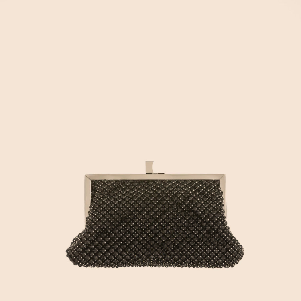 BORSA POCHETTE STRASS