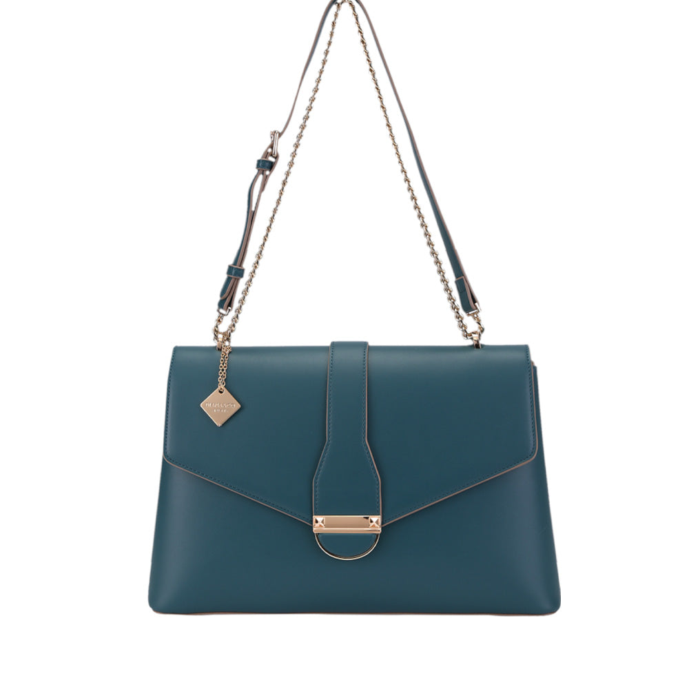 BORSA A SPALLA CON TRACOLLA A CATENA