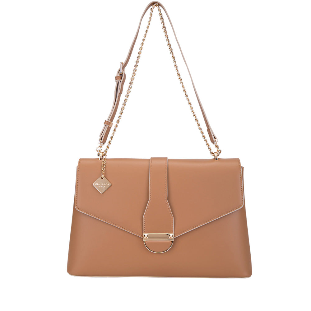 BORSA A SPALLA CON TRACOLLA A CATENA