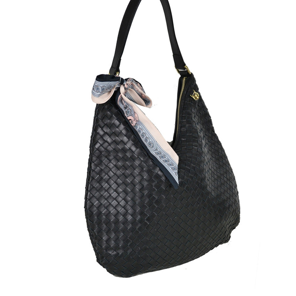 SHOULDER BAG WITH WOVEN TEXTURE