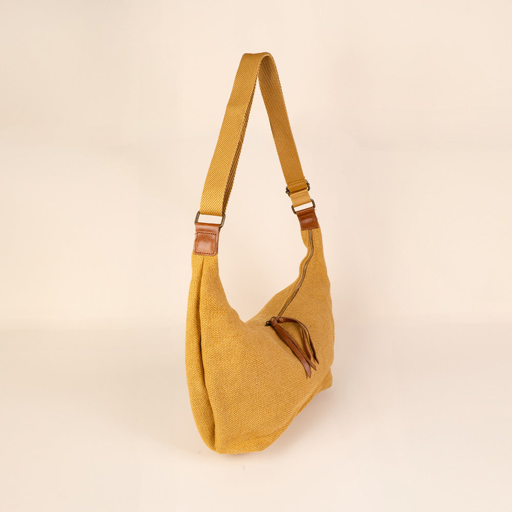 BORSA A SPALLA EFFETTO IUTA