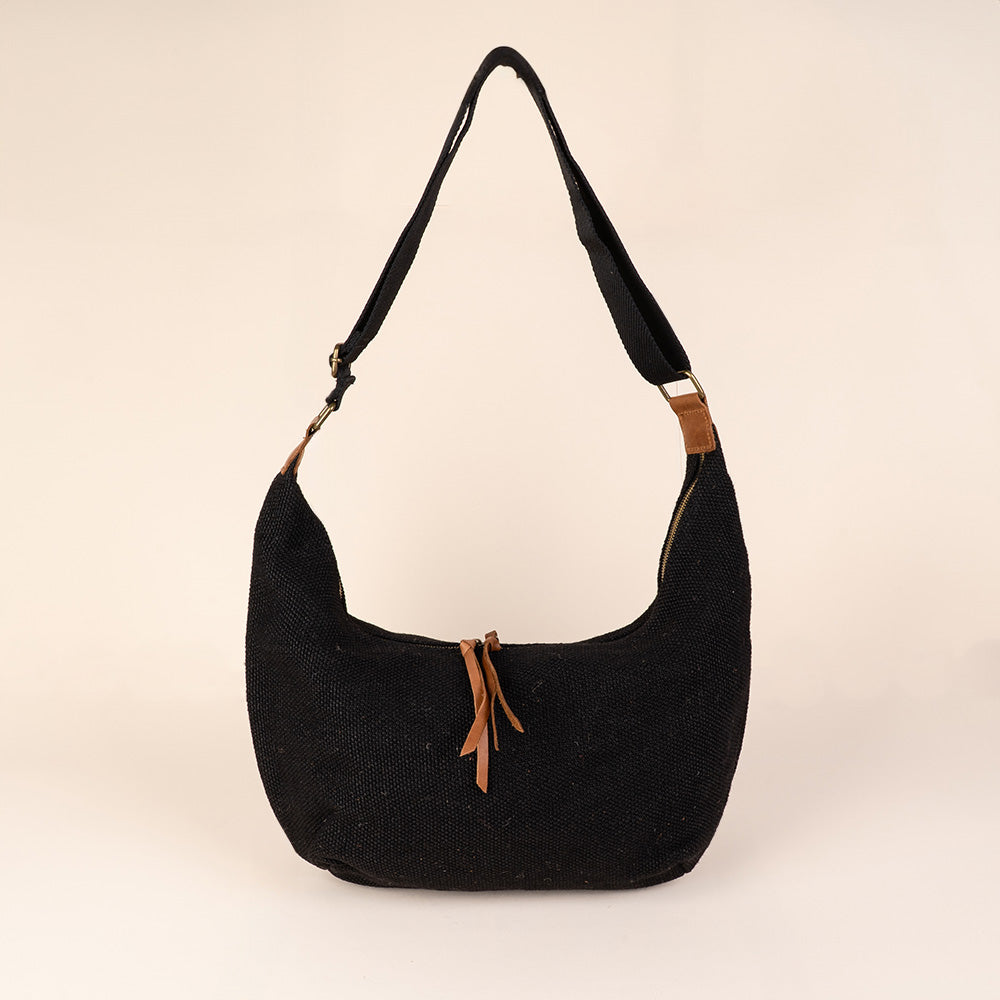 BORSA A SPALLA EFFETTO IUTA