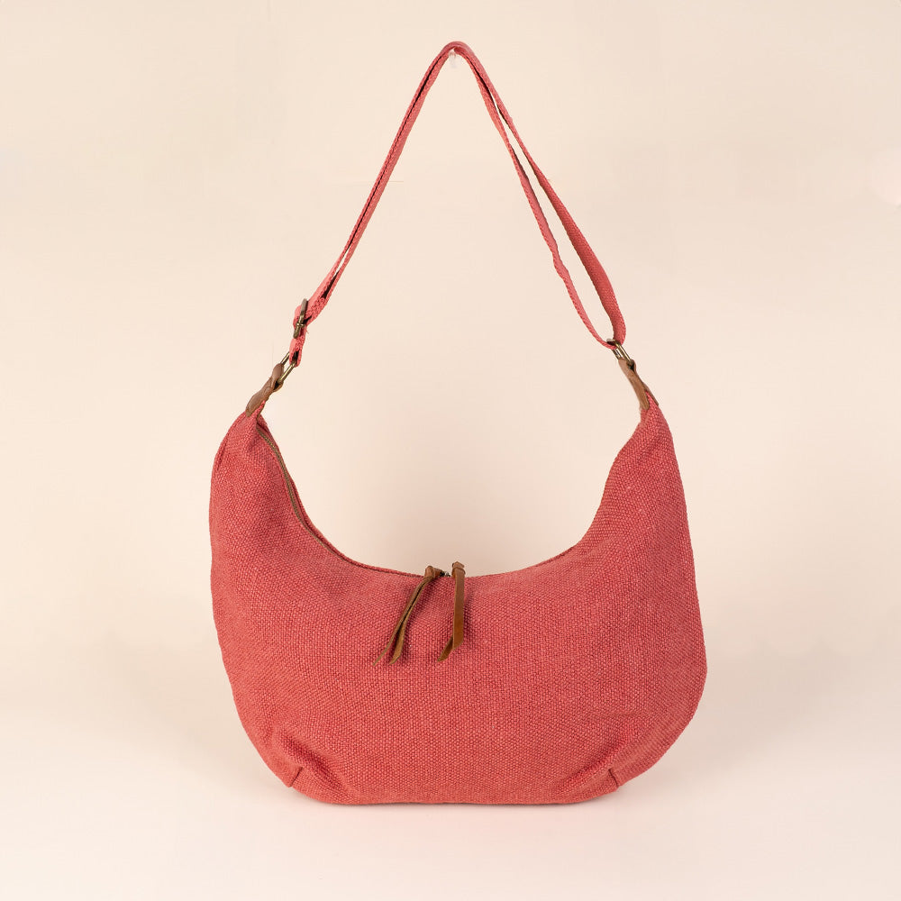BORSA A SPALLA EFFETTO IUTA