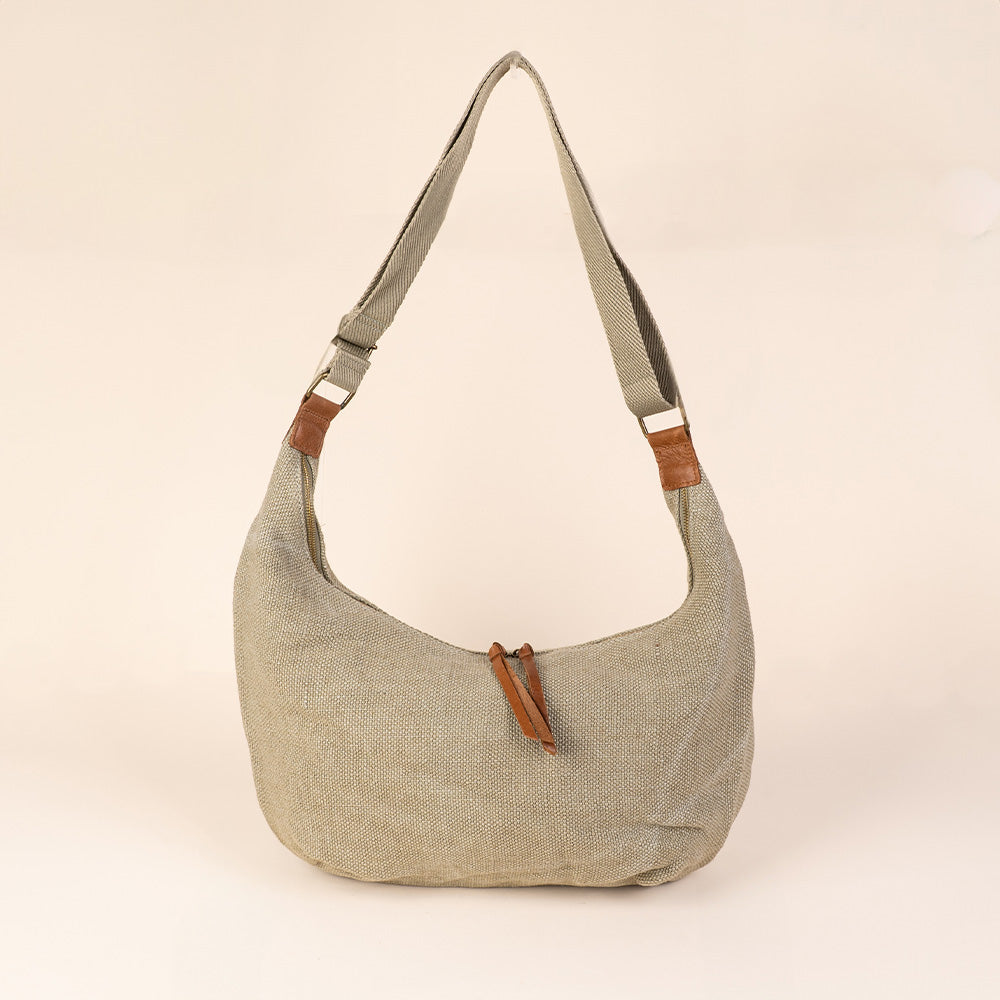 BORSA A SPALLA EFFETTO IUTA