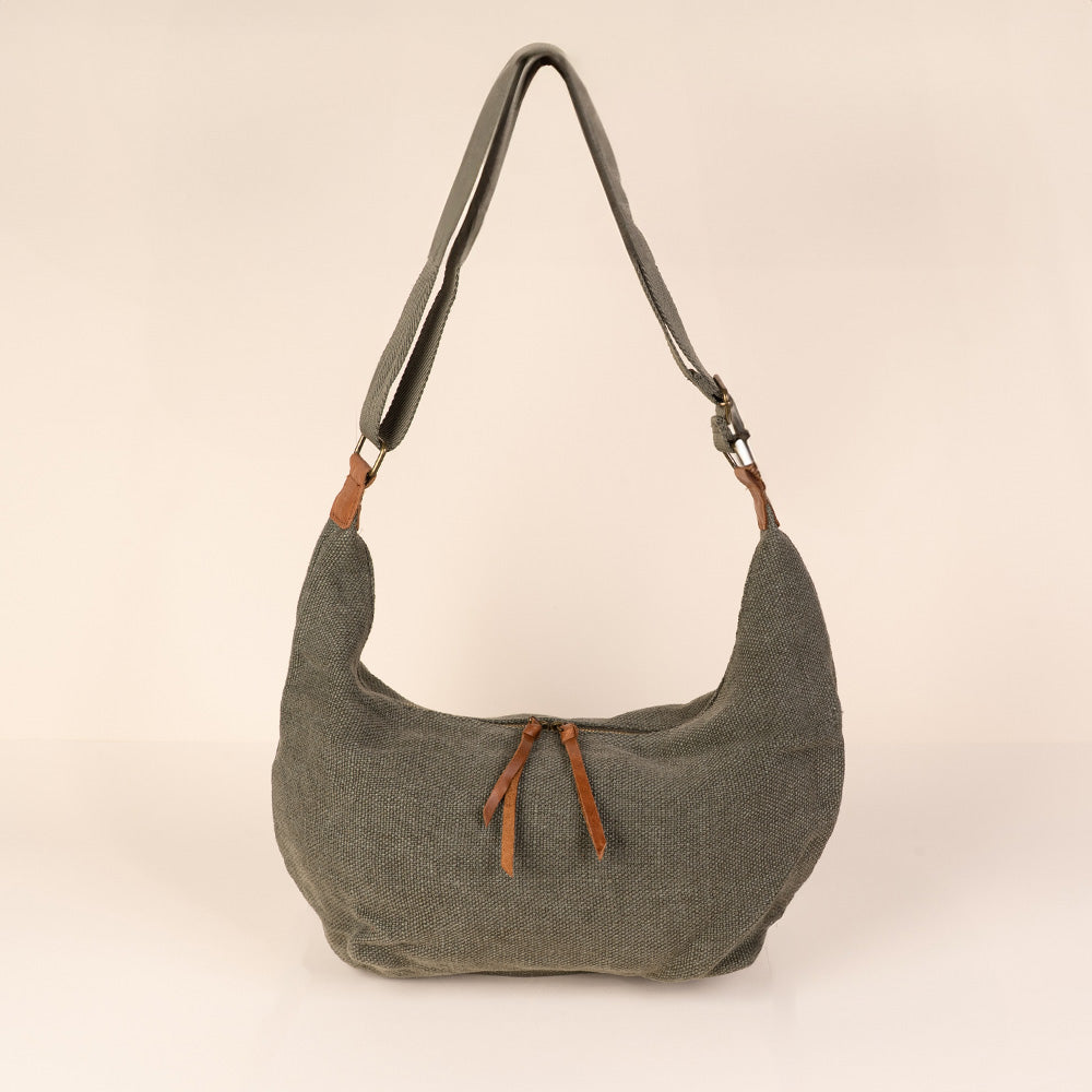 BORSA A SPALLA EFFETTO IUTA
