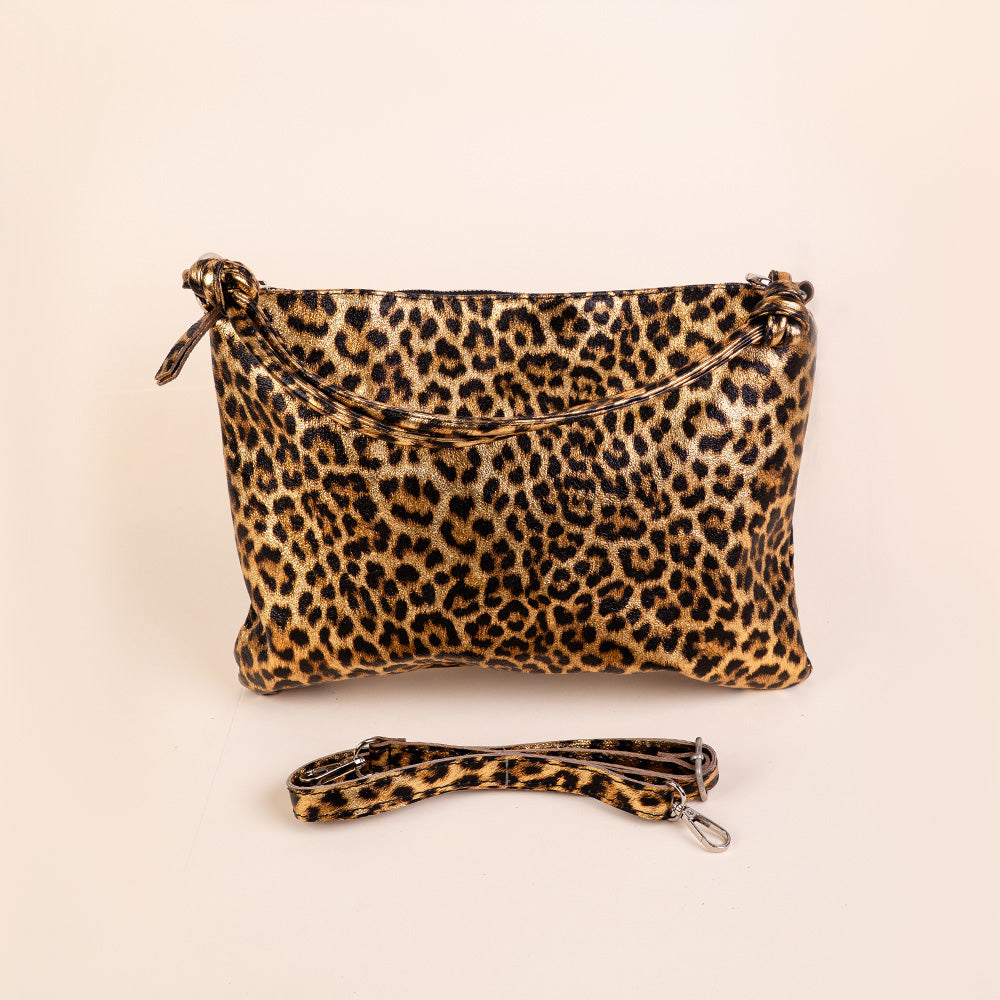SHOULDER BAG WITH KNOTS ON THE HANDLES