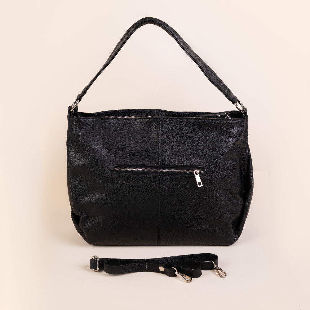SHOULDER BAG WITH CENTRAL SEWING