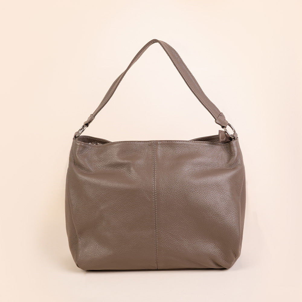 SHOULDER BAG WITH CENTRAL SEWING