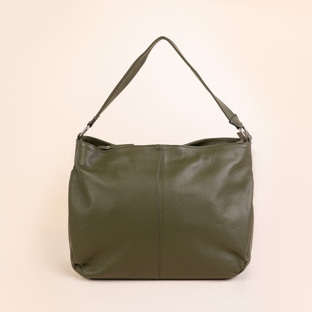SHOULDER BAG WITH CENTRAL SEWING