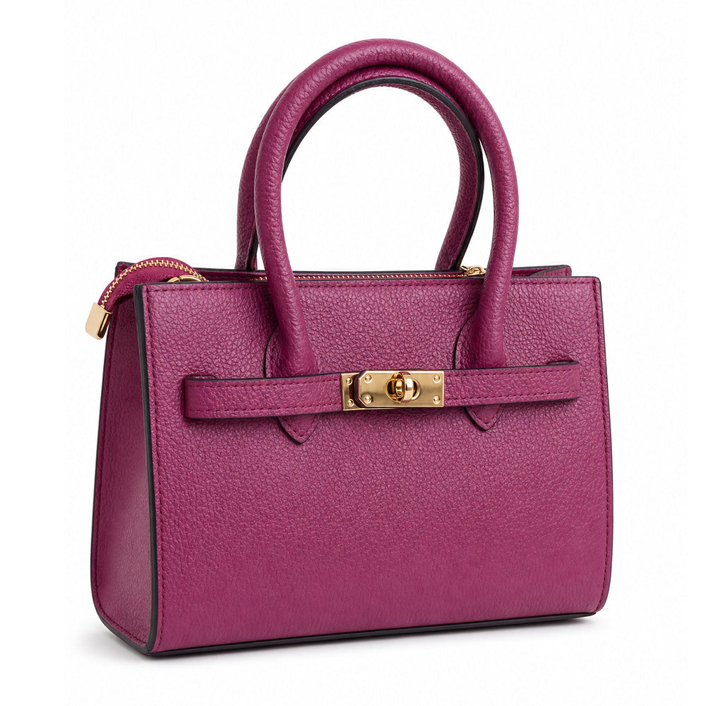 BORSA A MANO CON CHIUSURA A GIRELLO FRONTALE E ZIP