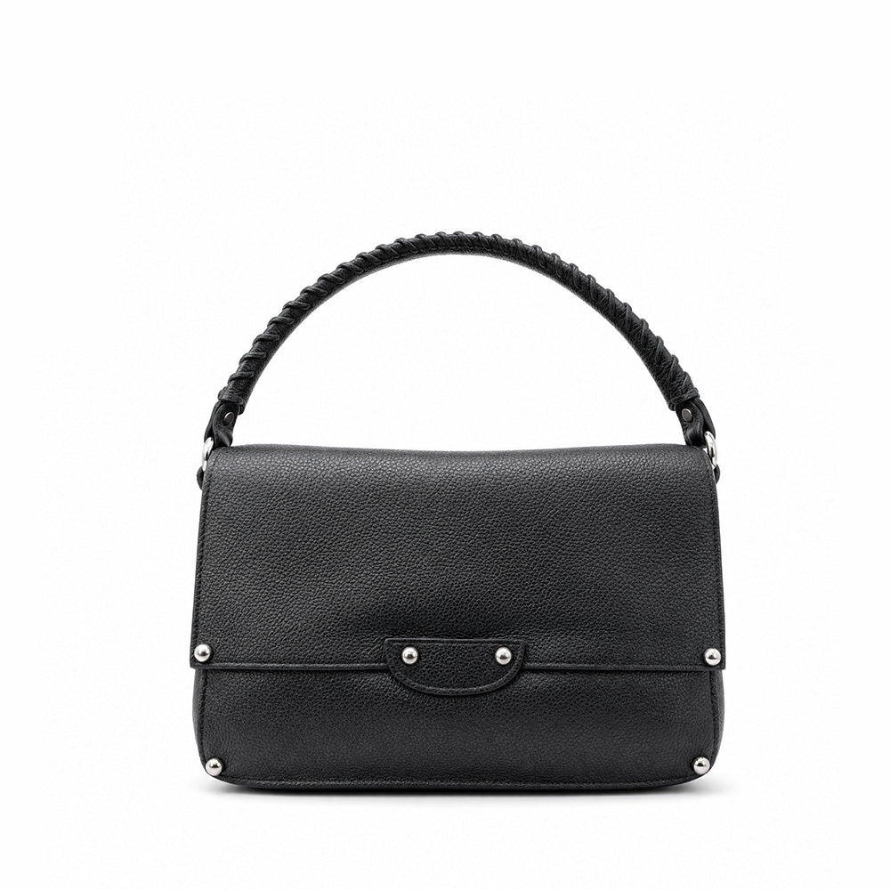 BORSA A SPALLA MANICO CUCITO A SPAGO E CHIUSIRA MAGNETICA