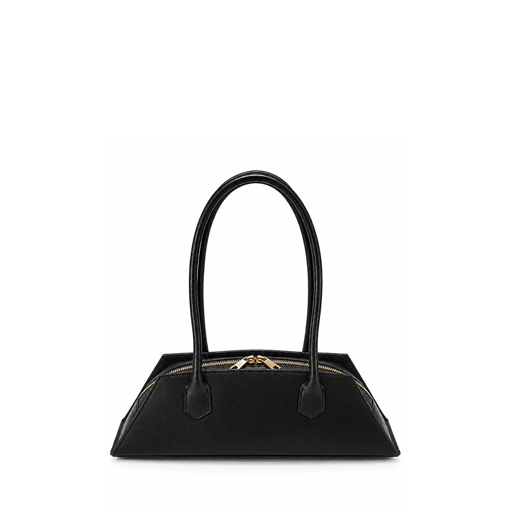 BORSA A SPALLA TRAPEZOIDALE CON STRUTTURA RIGIDA