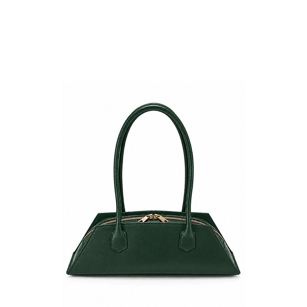 BORSA A SPALLA TRAPEZOIDALE CON STRUTTURA RIGIDA