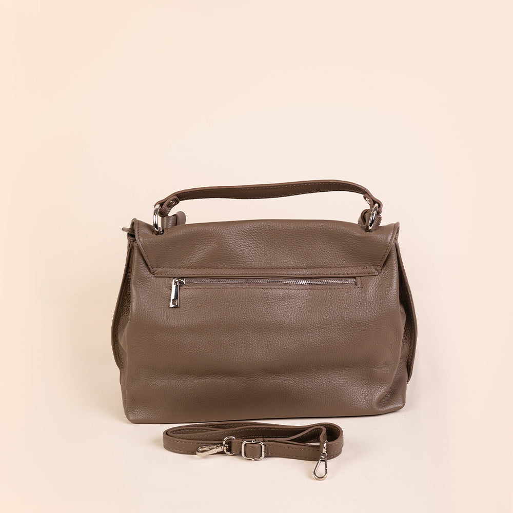 BORSA A MANO CON DOPPI LACCETTI AL MANICO