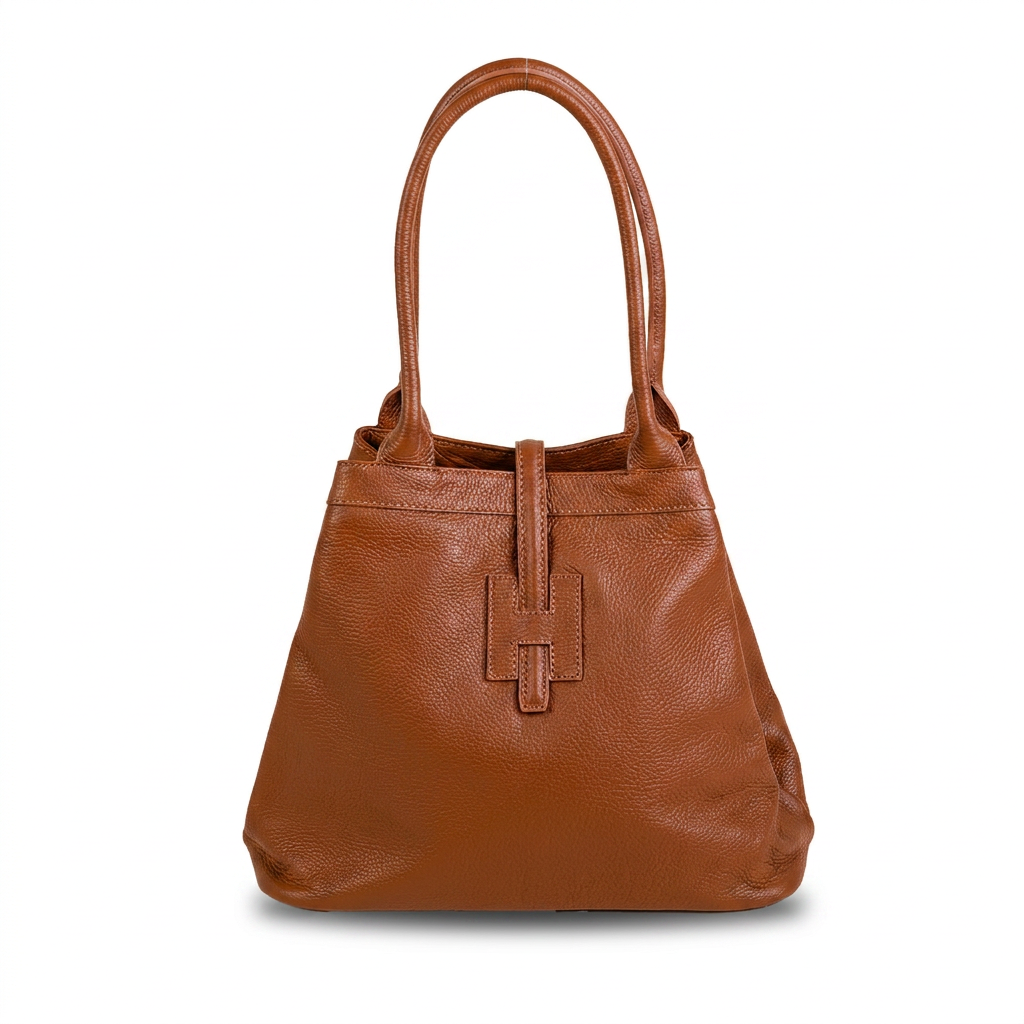 SHOULDER BAG WITH CENTRAL H AND TAB