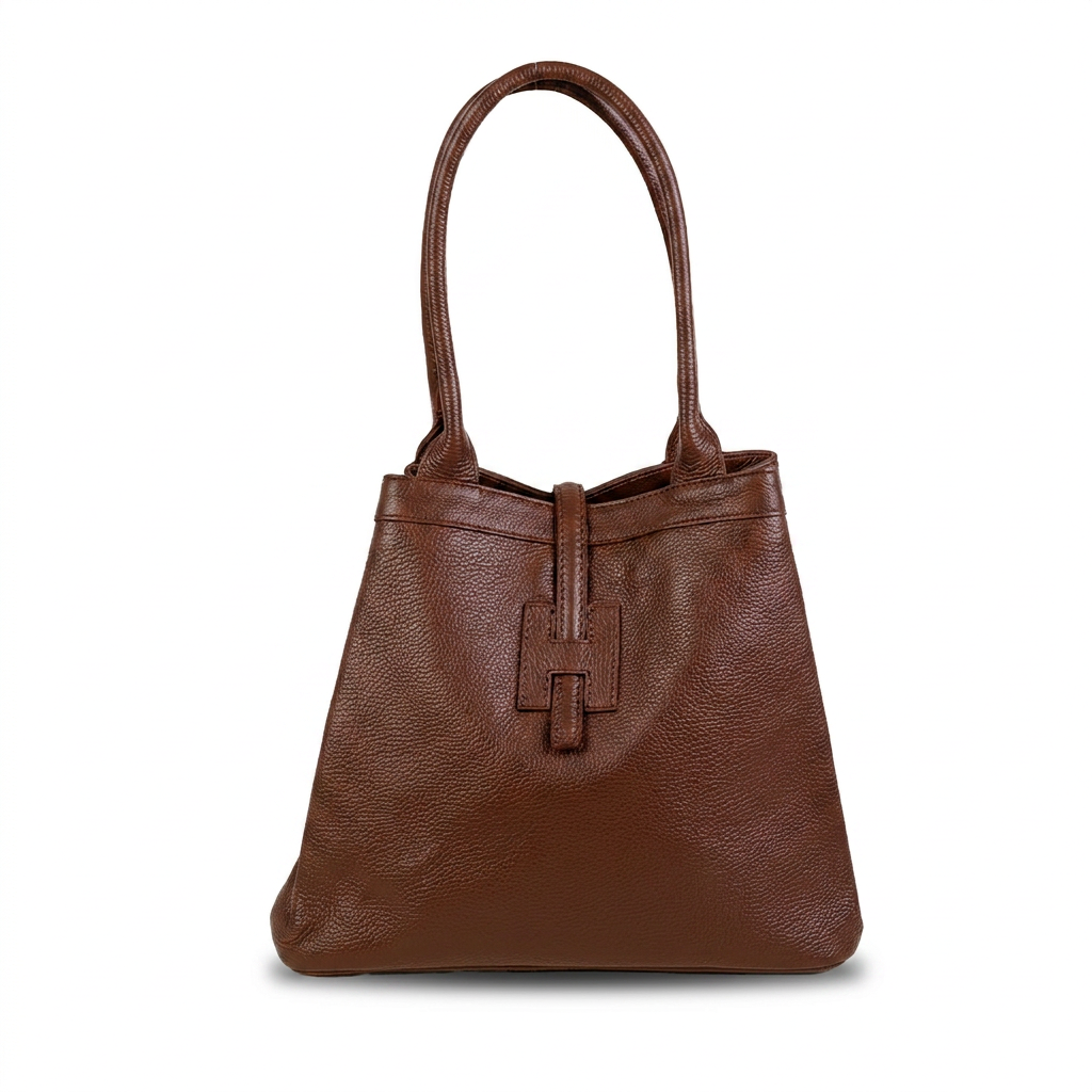 SHOULDER BAG WITH CENTRAL H AND TAB