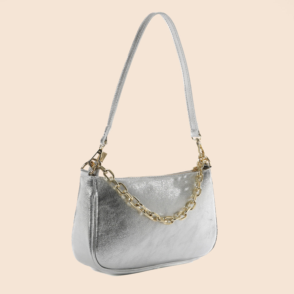 BORSA POCHETTE MANICO CATENA