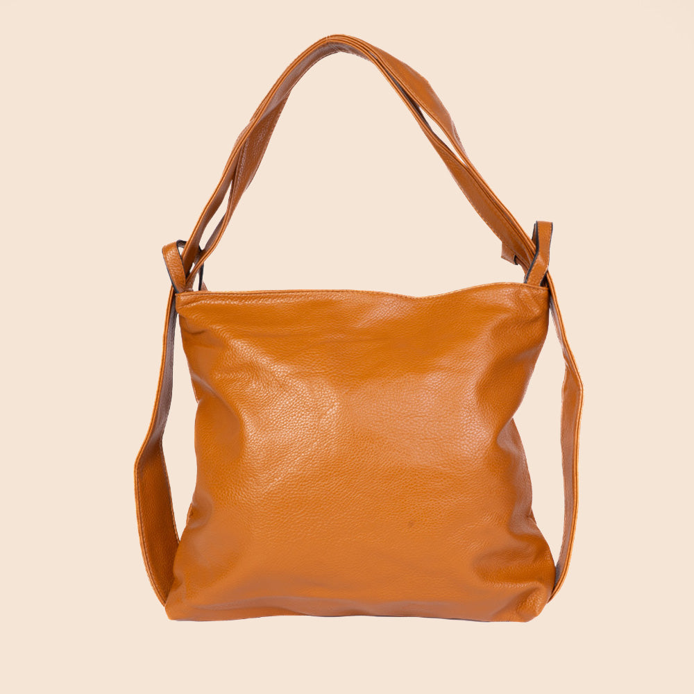 BORSA A SPALLA TRASFORMABILE IN ZAINO