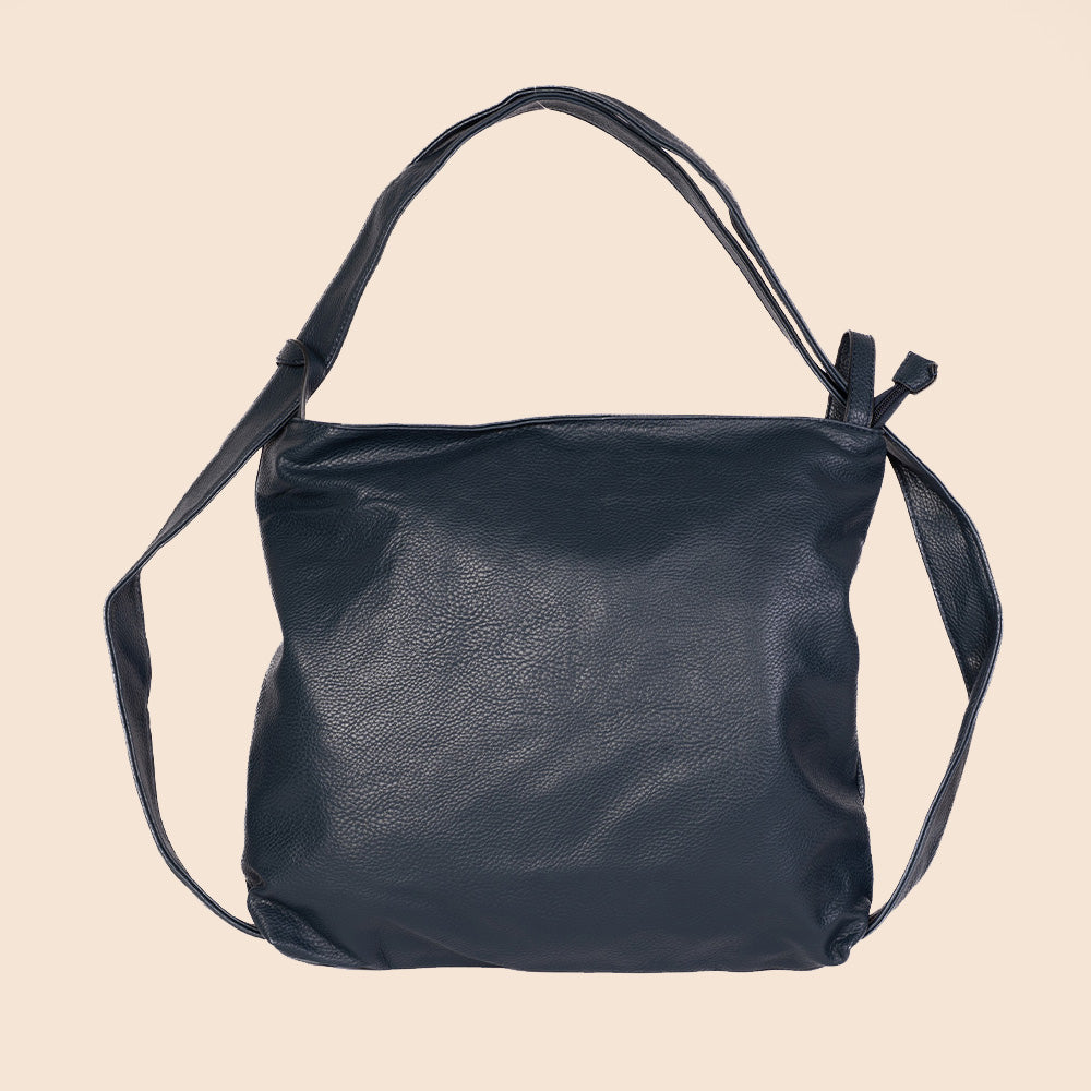BORSA A SPALLA TRASFORMABILE IN ZAINO