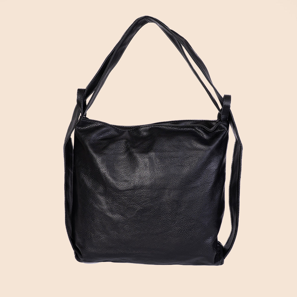 BORSA A SPALLA TRASFORMABILE IN ZAINO