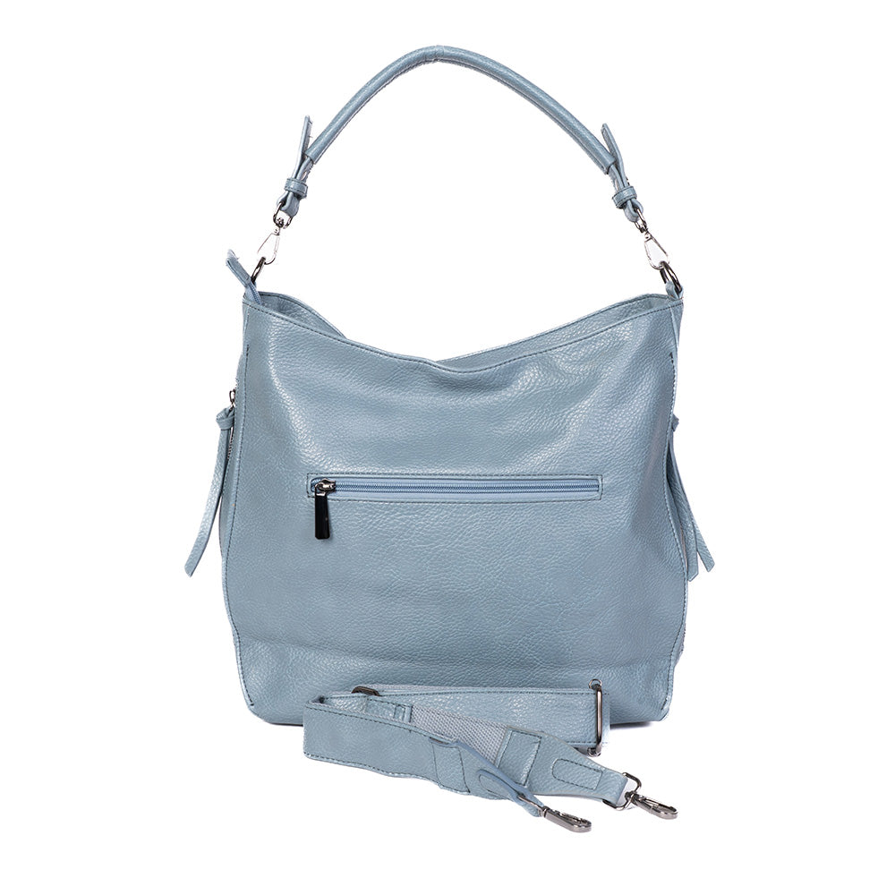 SHOULDER BAG WITH ZIP ON THE SIDES