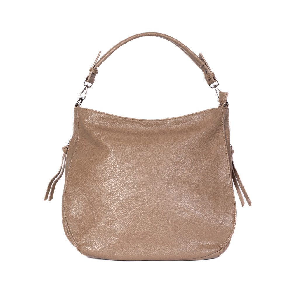 SHOULDER BAG WITH ZIP ON THE SIDES