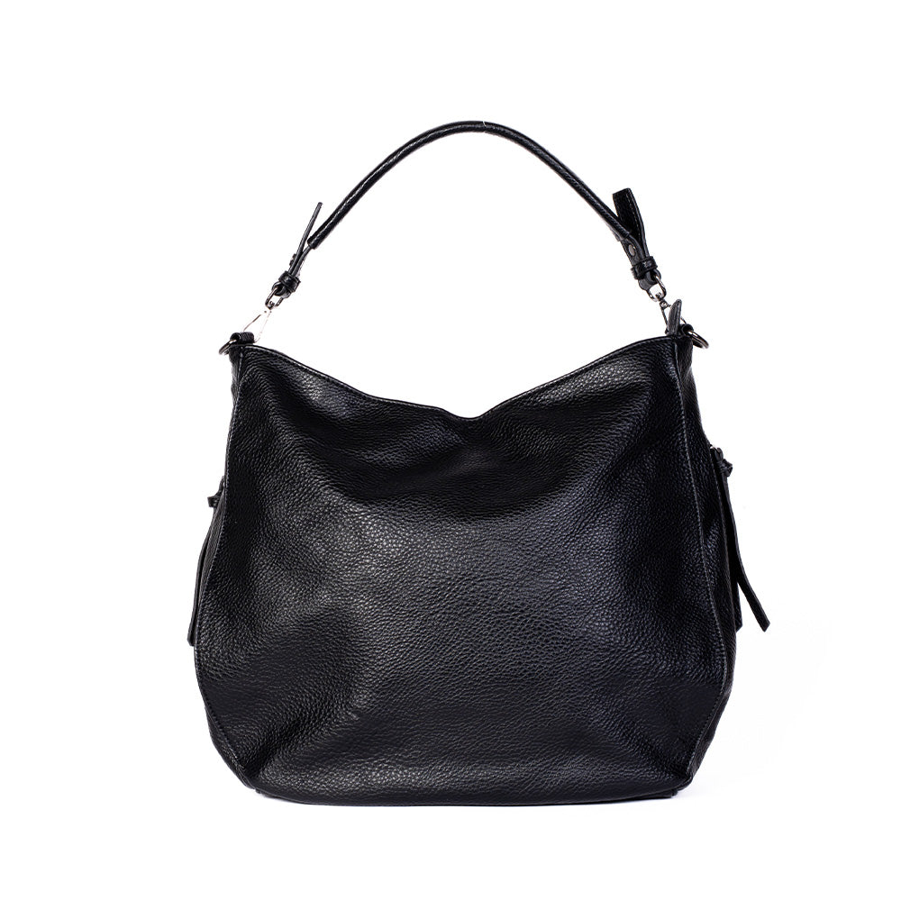 SHOULDER BAG WITH ZIP ON THE SIDES
