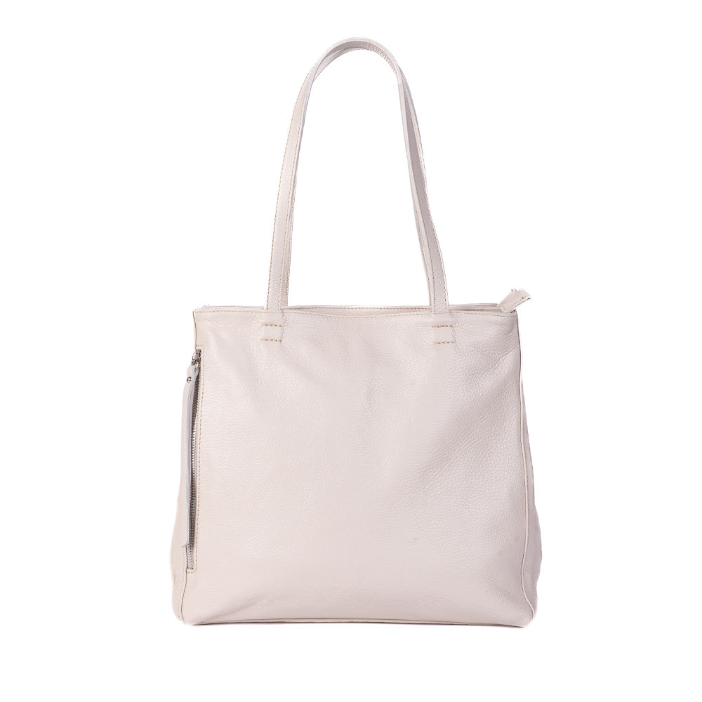 SHOULDER BAG WITH DOUBLE ZIP ON THE SIDES