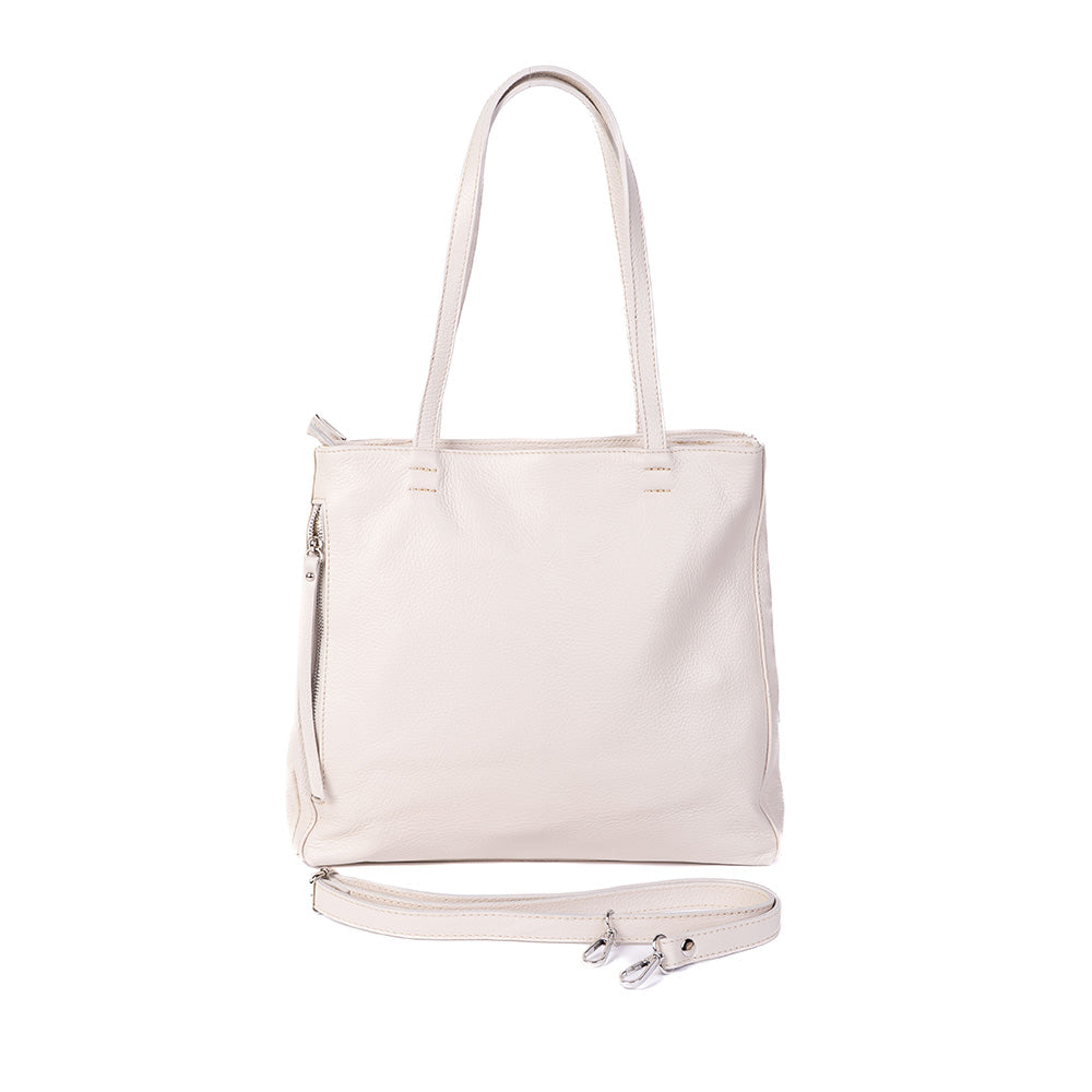 SHOULDER BAG WITH DOUBLE ZIP ON THE SIDES