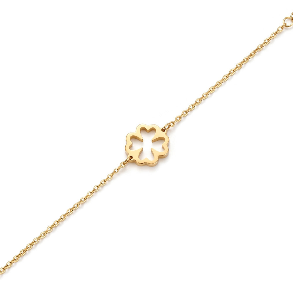BRACCIALE FINO CON QUADRIFOGLIO